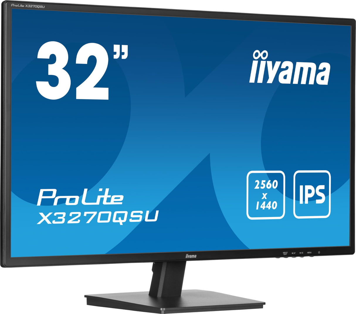 iiyama X3270QSU-B1 32" Panel IPS, 2560x1440, 250cd/m², 3ms, Altavoces, DisplayPort, 2xHDMI, USB 3X 3.2