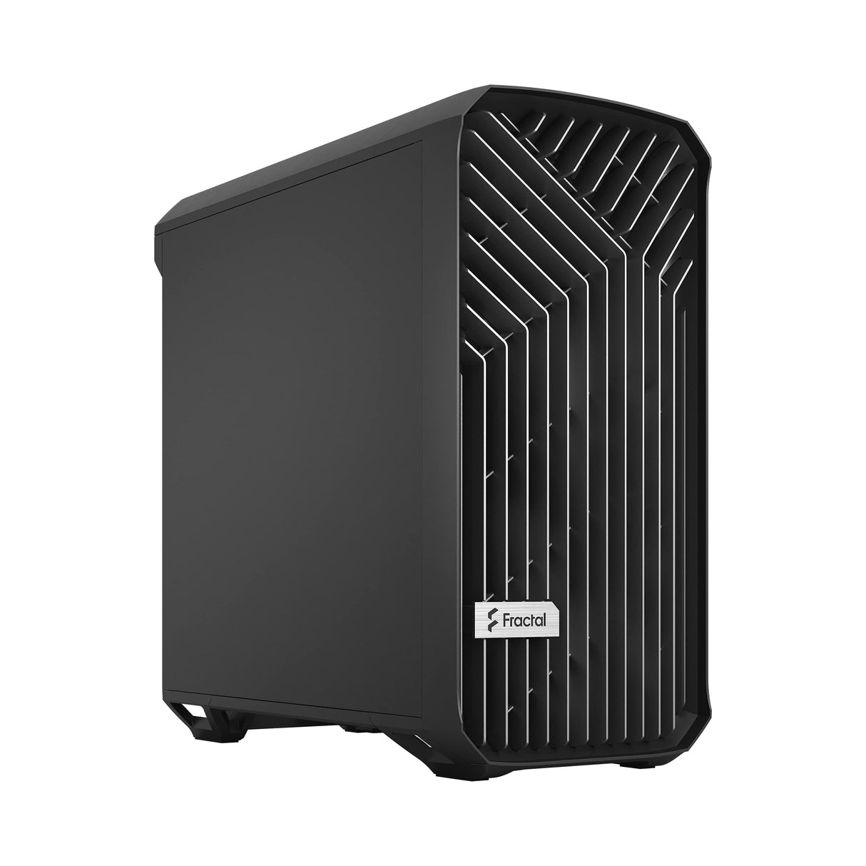 Fractal Design Torrent Compact Black - Solid Side Panel - Open Grille for Maximum Air Intake - Two 180mm PWM Fans Included - Type C - ATX Airflow Mid Tower PC Gaming Case