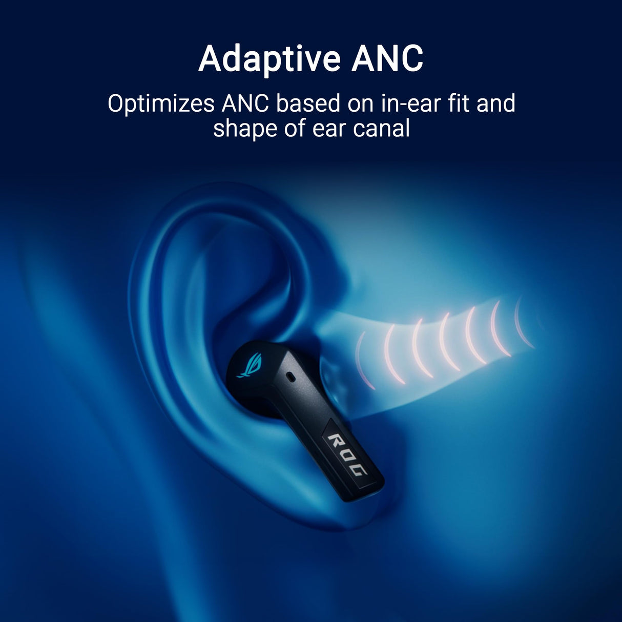 ASUS ROG Cetra True Wireless SpeedNova, Auriculares Gaming (2,4 GHz y Bluetooth 5.3, ROG SpeedNova, Audio de 24 bits y 96 kHz, micrófonos AI, ANC adaptativo, 46 Horas de autonomía), Negro