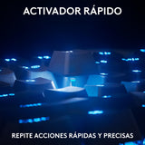 Logitech G PRO X TKL RAPID, teclado para gaming con cable sin teclado numérico con interruptores analógicos magnéticos, modo de disparo rápido, RGB, accionamiento ajustable, US INTL - Negro
