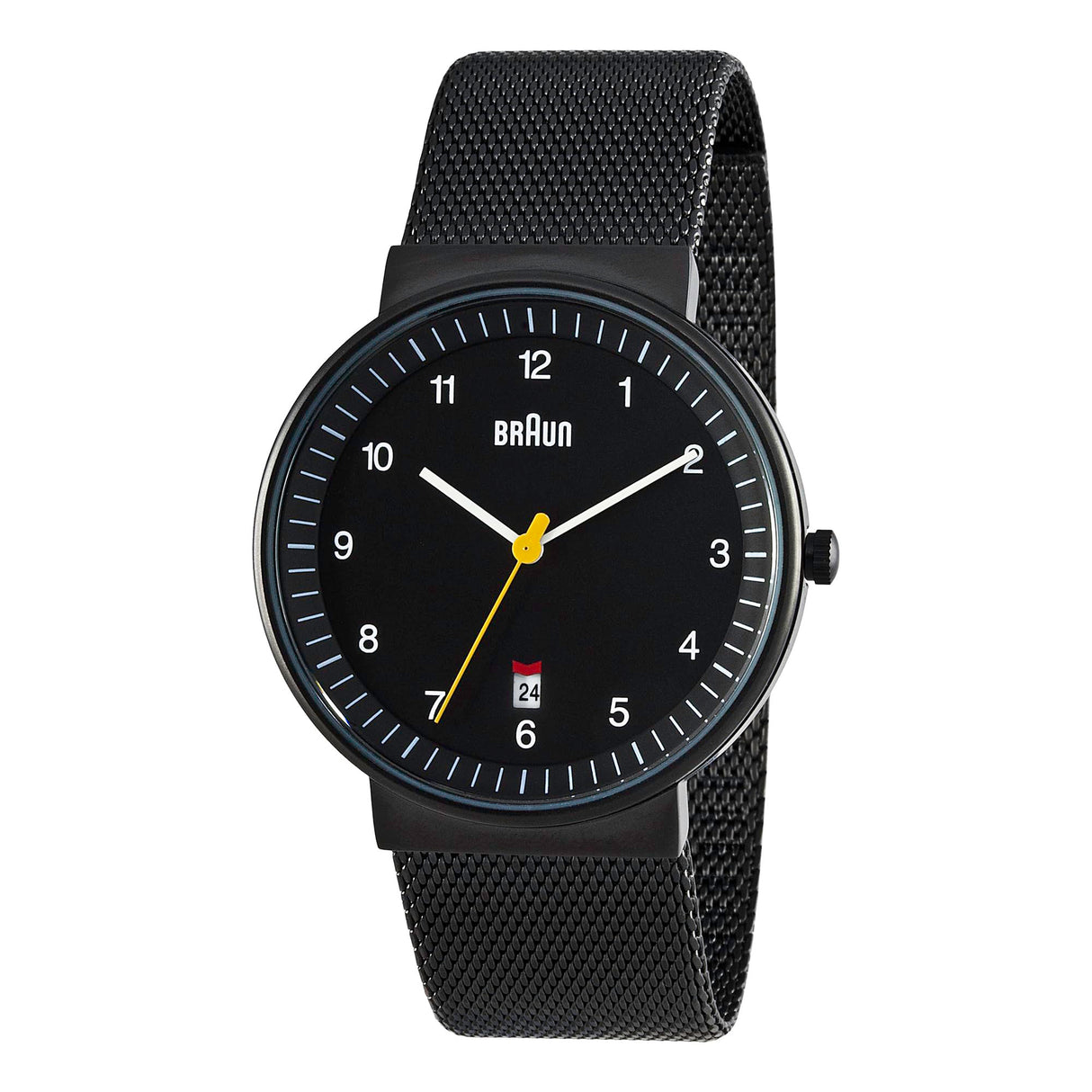 Braun Classic Gent Reloj para Hombre Analógico de Cuarzo japonés con Brazalete de Acero Inoxidable BN0032BKBKMHG