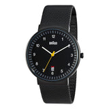 Braun Classic Gent Reloj para Hombre Analógico de Cuarzo japonés con Brazalete de Acero Inoxidable BN0032BKBKMHG