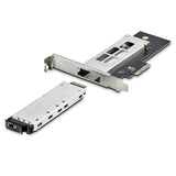 StarTech.com Tarjeta PCIe x4 a SSD NVMe M.2 - Rack Móvil Backplane con Bandeja Removible Hot Swap Intercambiable en Caliente - Bahía de Unidad PCIe 4.0/3.0 - con Llave (M2-Removable-PCIE-N1)