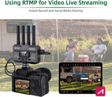 Accsoon - CineView SE - Transmisor TX - SDI/HDMI - 1080p 23.98/24/25/29.97/30/50/59.94/60fps - Pantalla OLED - Rango de transmisión 1200ft - Latencia <0.05s
