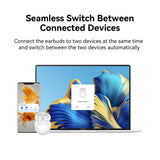 HUAWEI FreeBuds 5 Auriculares inalámbricos Bluetooth 5.2, iOS & Android, con Certificado de Alta resolución, diseño Open-fit, Doble conexión, 30 Horas de duración de la batería, IP54, Plateada