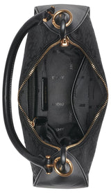 DKNY Abby Hobo Crossbody, Bolso de Mano Mujeres, Jet Blk/Blk