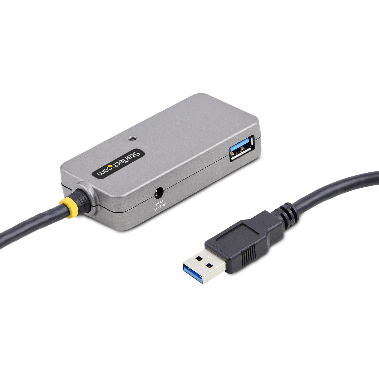StarTech.com Hub Extensor USB - Cable USB 3.0 de 10m con Hub USB-A de 4 Puertos - Repetidor USB Activo Alimentado por el Bus - con Fuente de 20W - con Protección ESD Nivel 2 (U01043-USB-EXTENDER)