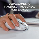 Logitech MX Anywhere 3S for Business, ratón inalámbrico, Compacto, 8000 dpi, Desplazamiento MagSpeed, Clic Discreto, Bluetooth, conexión Logi Bolt Segura, para Windows/Mac/Chrome/Linux - Gris Claro