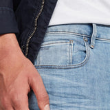 G-STAR 3301 Slim Jeans Vaqueros, Azul (Lt Indigo Aged 51001-8968-8436), 33W / 34L Hombre