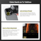 NEEWER HD 85MM Lente Teleobjetivo Teléfono Solo para 17mm Placa Posterior Rosca, Aumento 2.5X Compatible con SmallRig NEEWER iPhone Samsung Funda para Teléfono con 17mm Lentes Adaptador, LS-59
