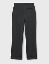 Pinko Pulika Pantalón Franela, I90_Dark Grey, 46 para Mujer
