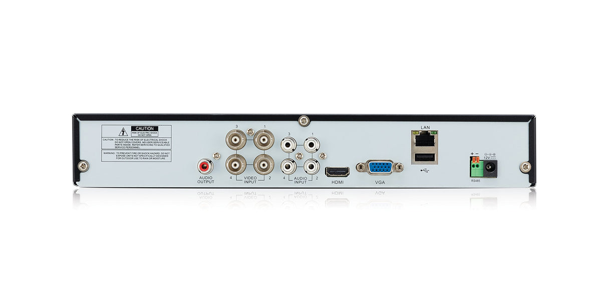 Samsung - SDH-B73043BFP - Kit de Video vigilancia con Grabador 4 Canales y 4 cámaras, Color Blanco