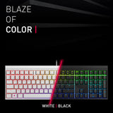 CHERRY MX 2.0S, Teclado Mecánico de Gaming con Iluminación RGB, Distribución de Teclado Europeo (QWERTY), con Cable, Diseñado en Alemania, Switches MX RED, Negro