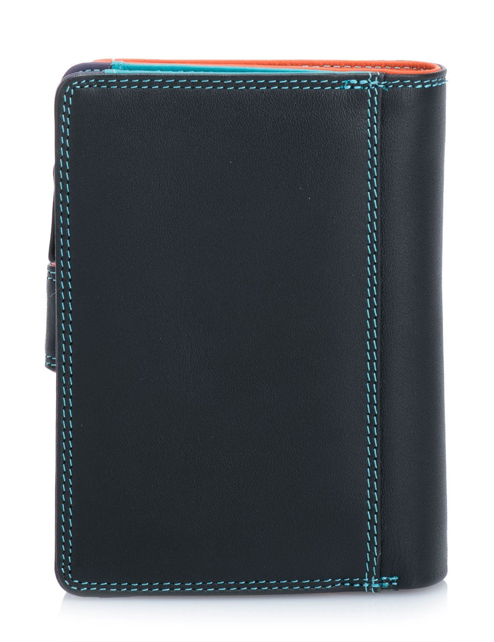 mywalit billetereo Monedero de Piel para Mujer Medium Wallet/Zip Purse- 390-4- Black Pace