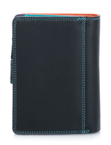 mywalit billetereo Monedero de Piel para Mujer Medium Wallet/Zip Purse- 390-4- Black Pace