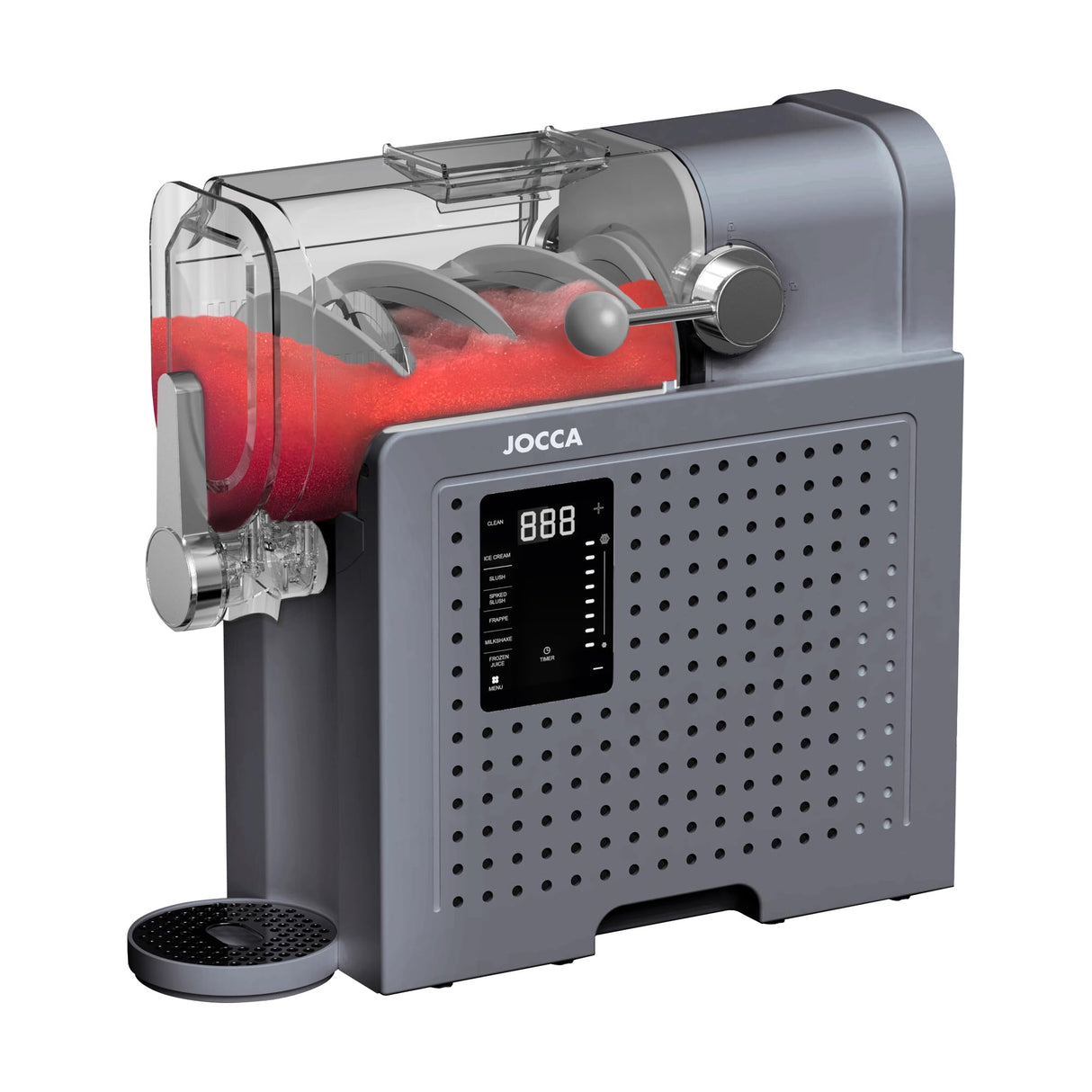 JOCCA - Máquina para Hacer Granizados, Helados, Batidos, Heladera – Capacidad 1,6L| No necesita hielo| 200W| Acero Inoxidable| Uso Profesional y Doméstico| Control Táctil