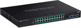 26 Port GIGABIT L2 Industrial PoE+ Mount Switch