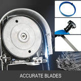 VEVOR Sierra de cinta de metal sierra de cinta 1000W adecuada para trabajos de corte de madera/vidrio/metal