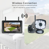 ELRO CZ60RIPS Color Night Vision 1080P HD Surveillance Camera Pantalla de 9" y aplicación, 2-Teiliges Set