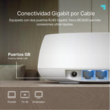 TP-Link Deco BE3600 (2-Pack) – WiFi 7 Mesh tribanda hasta 6.6 Gbps, Amplia Cobertura para Toda la casa, Puerto 2.5G, Ideal para Streaming 8K, Juegos y conexión Estable con AI Mesh
