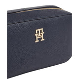 Tommy Hilfiger Bolso bandolera Mujer Emblem Camera Bag pequeño, Azul (Space Blue), Talla Única