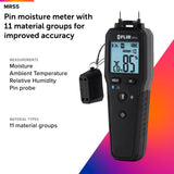 FLIR MR55 - Pin Moisture Meter with Bluetooth for Instant Data Sharing via the FLIR Tools® Mobile app.