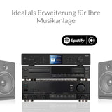 XORO HFT 440 - Radio por Internet con Dab+ y recepción FM para Ampliar un Sistema de Alta fidelidad, WiFi de 2,4 GHz, Bluetooth, SpotifyConnect, Streaming de música por UPnP
