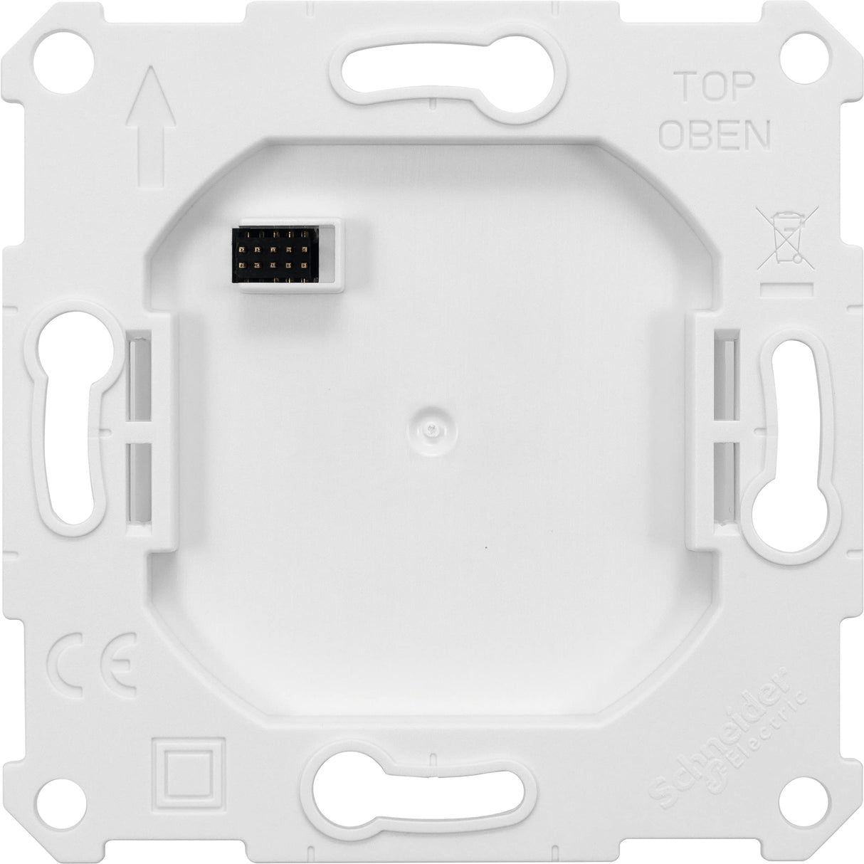 TechniSat DIGITRADIO UP 55 – Radio Dab+ empotrable (Dab, FM, Bluetooth, Pantalla OLED Regulable, Alarma, Temporizador, 2W, Made in Germany) Cubierta Frontal RAL 9016, Blanco