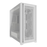 CORSAIR 5000D Core Airflow Caja para PC ATX Torre Media - Sin Ventiladores Incluidos - Panel Lateral de Cristal Templado - Diseño de Gran Flujo de Aire - para Radiadores de 360 mm - Blanco