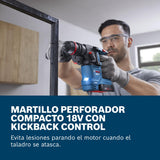 Bosch Professional 18V System martillo perforador a batería GBH 18V-18 X (SDS plus, incl. 2x 18V 2.0Ah, GAL 18V-20)