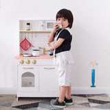 Cocina de juguete de madera blanca Teamson Kids para niños/as TD-12681A