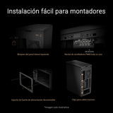 ASUS ProArt PA401, Chasis ATX con Panel de Vidrio Templado, Compatible con GPU de hasta 314 mm, Dos Ventiladores de 160 mm, Bloqueo del Panel Lateral, Soporte para Fuente de alimentación extraíble