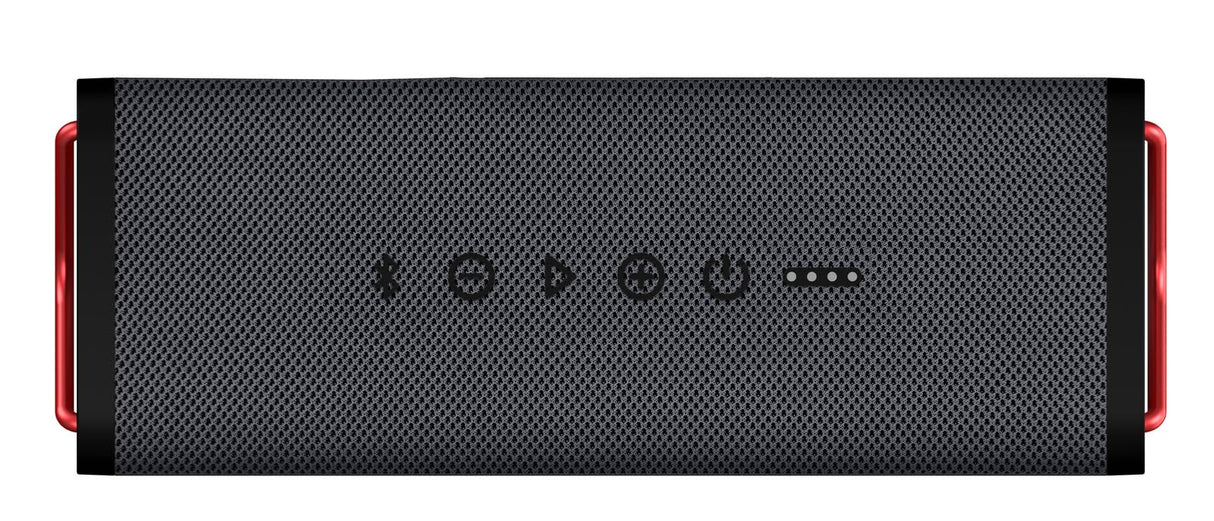 Grundig GBT Club Black - Altavoz Bluetooth, Soundbox, Bass, 20 W RMS de Potencia de Salida Total, Alcance de hasta 20 Metros, más de 20 Horas de duración de la batería, función de Banco de energía,