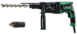 HIKOKI - DH28PMY2Z Martillo combinado 3 modos, 850 W - UVP - Portabrocas intercambiable
