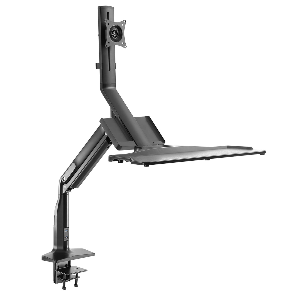RICOO Soporte Monitor Mesa Brazo articulado Giratorio Inclinable Pantalla PC 17-32" (43-81cm) TS5411 Stand para monitores VESA 75x75 100x100