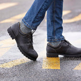 Panama Jack Panama 02, Zapatos de Cordones Brogue Hombre, Schwarz, 44 EU
