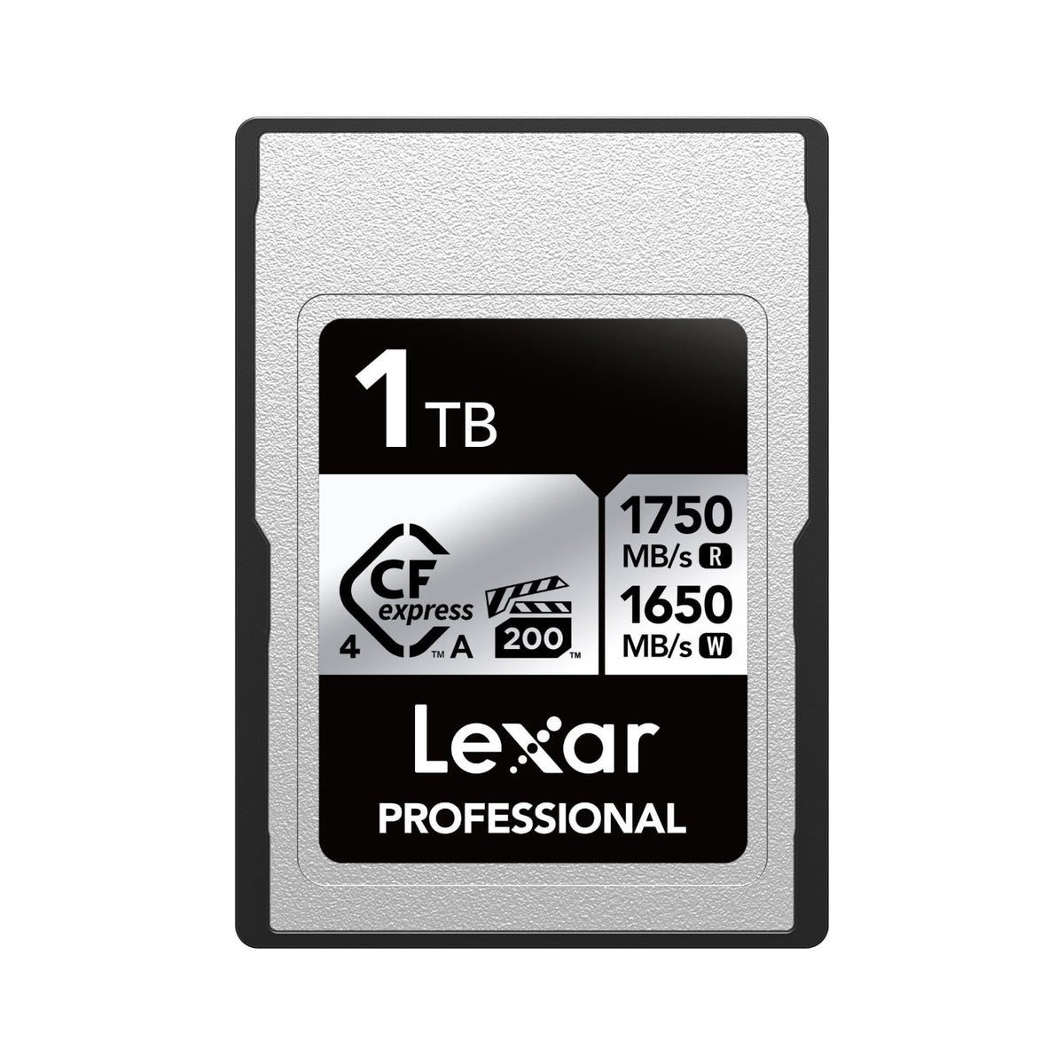 Lexar Professional Silver Series CFexpress 4.0 Tipo A Tarjeta 1TB, Tarjeta CFe hasta 1750 MB/s de Lectura, VPG200, Tarjeta de vídeo CF 8K, Tarjeta de Memoria Compatible con cámaras Sony Alpha y Sony