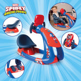 Smoby - Spidey - V8 Driver - Simulador de conducción - Piloto de Carreras - Volante electrónico - Funciones de aceleración y Marcha atrás - Sonidos y Luces - A Partir de 3 años - Fabricado en Francia