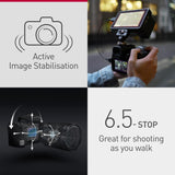 Panasonic LUMIX DC-S5 II, Cámara Sin Lente De Marco Completo, Sin Espejo,4K 60P y 6k 30P Grabación, Pantalla Movible, Wi-Fi, Phase Hybrid AF 779 Puntos, IS Activo, Batería De Repuesto, Negro