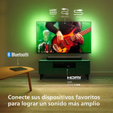 Philips TAB5109 Barra de Sonido 2.0-2 Canales de 120W, DTS Virtual X, Bluetooth 5.4, HDMI ARC, conexión óptica y conectividad USB - Gris Oscuro