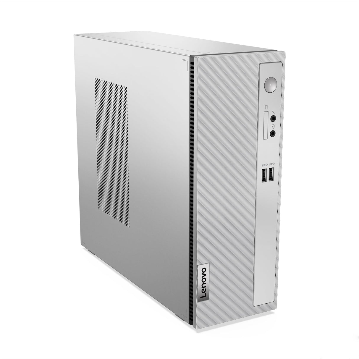 Lenovo IdeaCentre 3 07ACH7 - Ordenador de sobremesa con Teclado francés y ratón (AMD Ryzen 5 5600H, RAM 8GB, SSD 512GB, AMD Radeon Graphics, Windows 11 Home), Color Gris