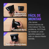 Elgato XLR Dock – Para Stream Deck +, interfaz de micrófono XLR a USB, mezclador de audio personalizable, 75 dB ganancia/alimentación Phantom/Clipguard – Mac/PC, Stream Deck no incluido