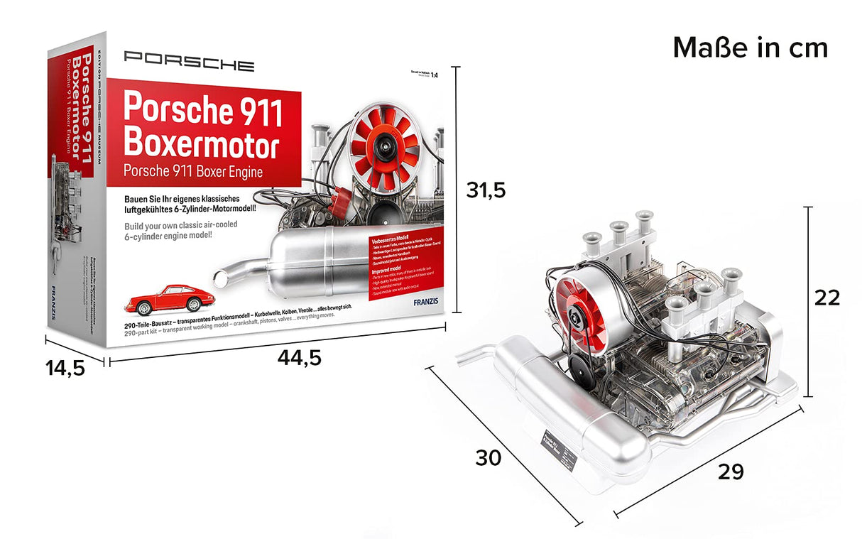 Porsche 911 Boxermotor: Bauen Sie Ihr eigenes klassisches luftgekühltes 6-Zylinder-Motormodell