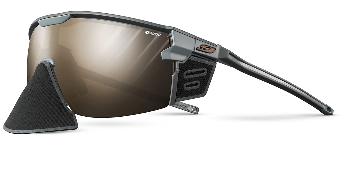 Julbo Ultimate Cover Gafas de Sol, Gris/Gris, L Unisex Adulto