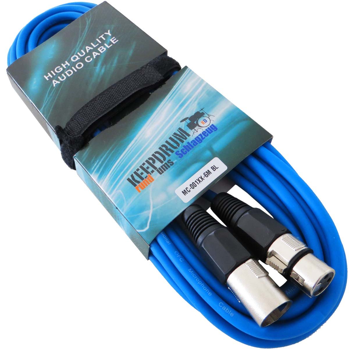 MC Keepdrum de 001 x x 5 x 6 m Micrófono Juego de cables XLR Colores