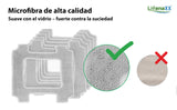 Lifenaxx LX-047, robot eléctrico limpiacristales avanzado con 4 boquillas de pulverización, 4 programas de limpieza, motor sin escobillas, mando a distancia - también para las ventanas sin marco