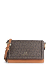 Michael Kors Jet Set Charm Small Phone Crossbody Bag, Hand Women, Marrón Bellota