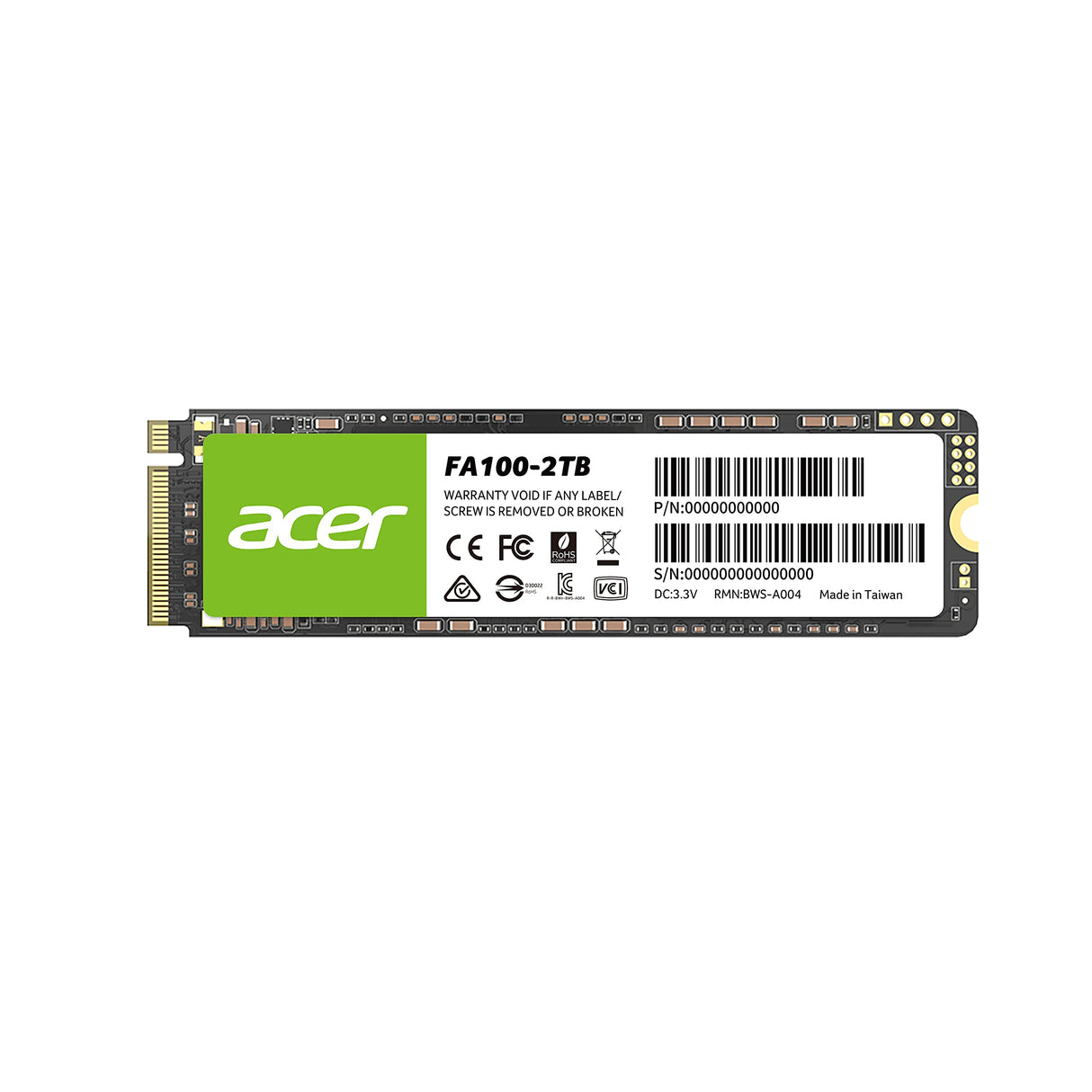 BIWIN SSD Acer FA100 M.2 2TB PCIE Gen.3 BL.9BWWA.121