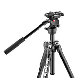 Manfrotto MK290LTA3-V Universal - Trípode, rótula 2 Way - vídeo, 1.8 kg, aluminio, negro, 59.5 cm