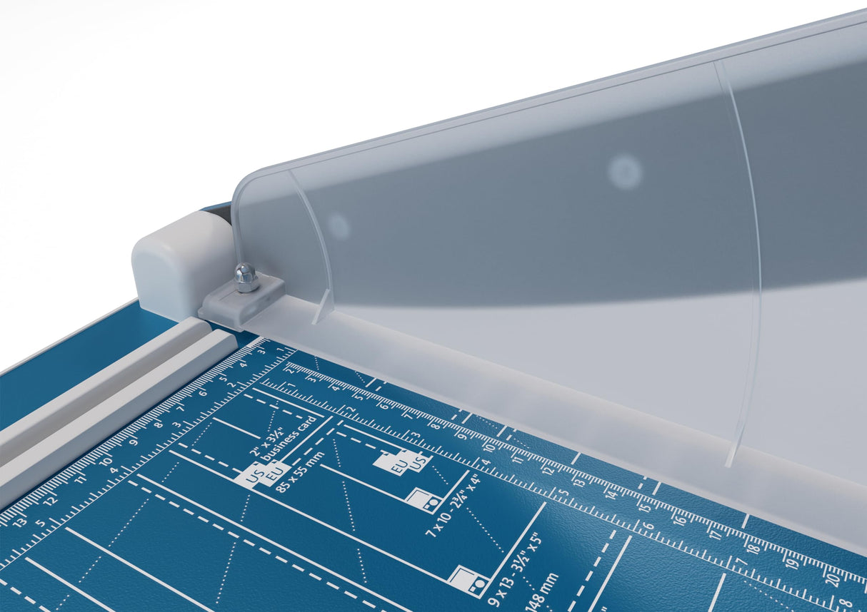 Dahle A4 - Guillotina 340 mm Longitud de corte de 2,5 mm de corte/Capacidad - Azul